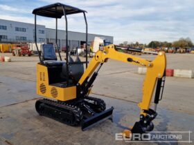 Unused 2024 JPC KV12 Mini Excavators For Auction: Leeds -27th, 28th, 29th, 30th November 24 @ 8:00am full