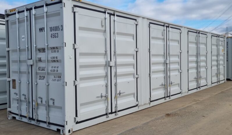 2024 CTN 40′ Container, 4 Side Doors, 1 End Door (Cannot Be Reconsigned) Containers For Auction: Leeds -27th, 28th, 29th, 30th November 24 @ 8:00am