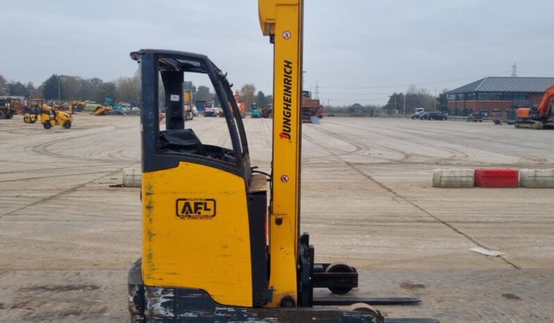 Jungheinrich Electric Reach Forklift, 3 Stage Free Lift Mast, Forks Forklifts For Auction: Leeds -27th, 28th, 29th, 30th November 24 @ 8:00am full