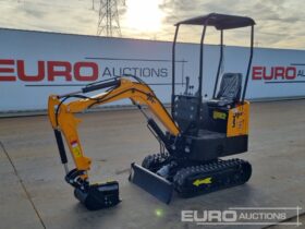 Unused 2024 JPC HT12 Mini Excavators For Auction: Leeds -27th, 28th, 29th, 30th November 24 @ 8:00am