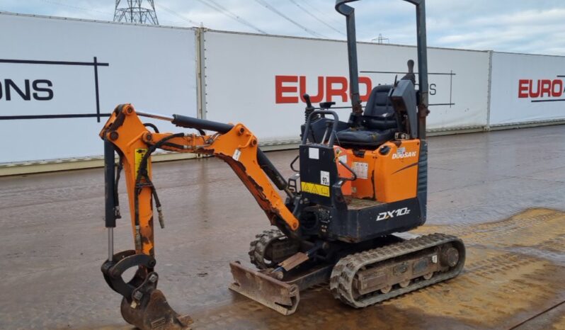 2017 Doosan DX10Z Mini Excavators For Auction: Leeds -27th, 28th, 29th, 30th November 24 @ 8:00am