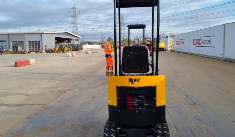 Unused 2024 JPC HT12 Mini Excavators For Auction: Leeds -27th, 28th, 29th, 30th November 24 @ 8:00am full