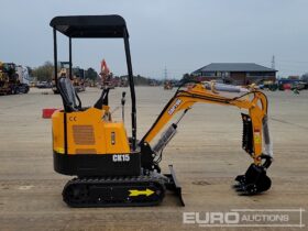 Unused 2024 Captok CK15 Mini Excavators For Auction: Leeds -27th, 28th, 29th, 30th November 24 @ 8:00am full