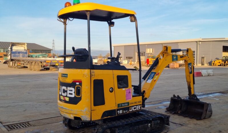 2019 JCB 16C-1 Mini Excavators For Auction: Leeds -27th, 28th, 29th, 30th November 24 @ 8:00am full