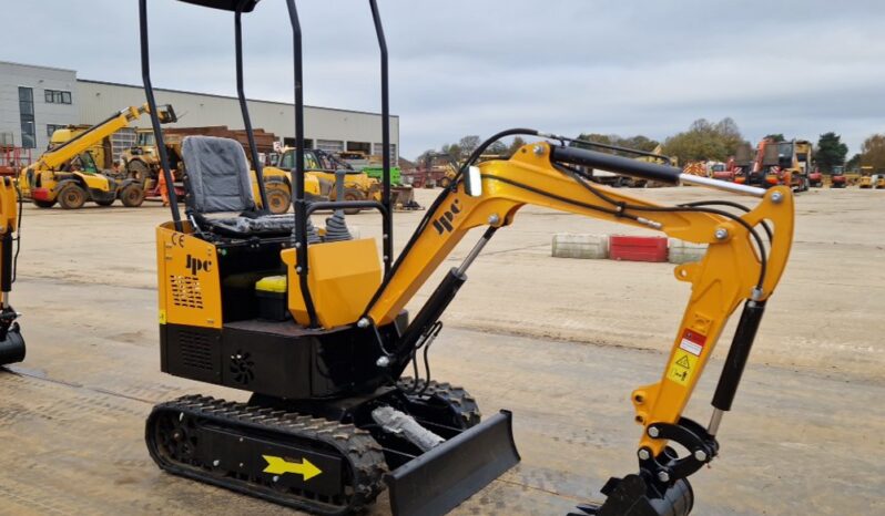 Unused 2024 JPC HT12 Mini Excavators For Auction: Leeds -27th, 28th, 29th, 30th November 24 @ 8:00am full