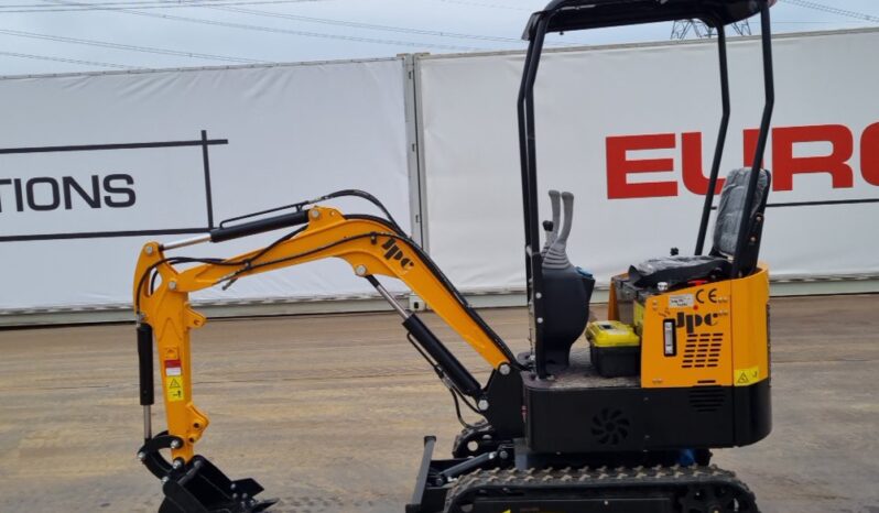 Unused 2024 JPC HT12 Mini Excavators For Auction: Leeds -27th, 28th, 29th, 30th November 24 @ 8:00am full