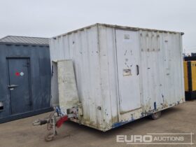 Boss cabins Single Axle Welfare Unit, 6kVA Stephill Generator (Cannot Be Reconsigned) Containers For Auction: Leeds -27th, 28th, 29th, 30th November 24 @ 8:00am