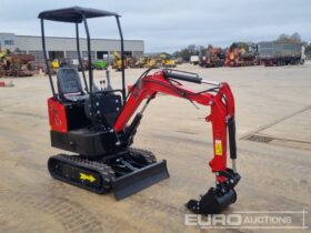 Unused 2024 JPC HT12 Mini Excavators For Auction: Leeds -27th, 28th, 29th, 30th November 24 @ 8:00am full