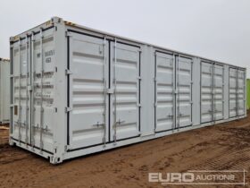 2024 CTN 40′ Container, 4 Side Doors, 1 End Door (Cannot Be Reconsigned) Containers For Auction: Leeds -27th, 28th, 29th, 30th November 24 @ 8:00am