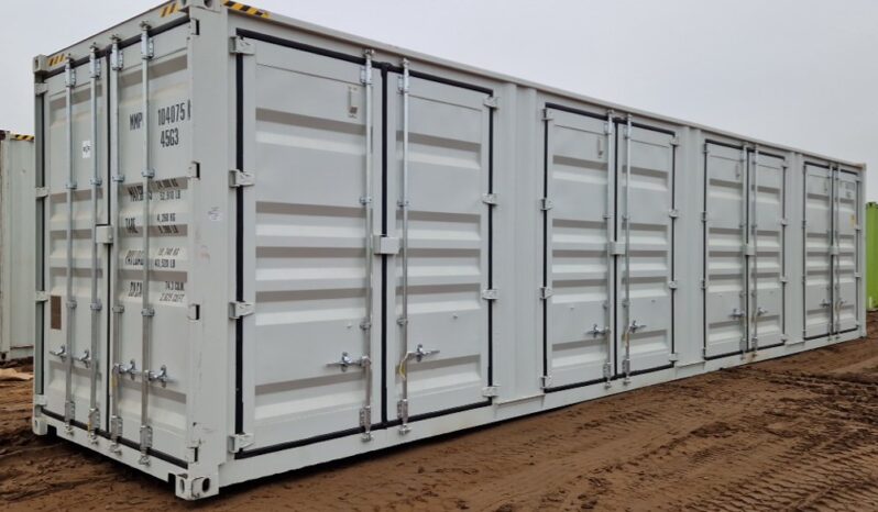 2024 CTN 40′ Container, 4 Side Doors, 1 End Door (Cannot Be Reconsigned) Containers For Auction: Leeds -27th, 28th, 29th, 30th November 24 @ 8:00am