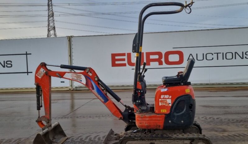 2016 Kubota U10-3 Mini Excavators For Auction: Leeds -27th, 28th, 29th, 30th November 24 @ 8:00am full