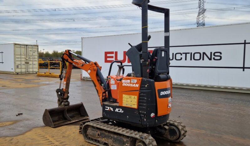 2019 Doosan DX10Z Mini Excavators For Auction: Leeds -27th, 28th, 29th, 30th November 24 @ 8:00am full