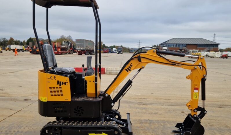 Unused 2024 JPC HT12 Mini Excavators For Auction: Leeds -27th, 28th, 29th, 30th November 24 @ 8:00am full