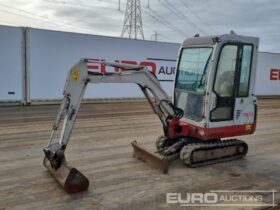 2010 Takeuchi TB016 Mini Excavators For Auction: Leeds -27th, 28th, 29th, 30th November 24 @ 8:00am