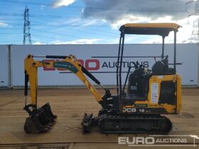 2019 JCB 16C-1 Mini Excavators For Auction: Leeds -27th, 28th, 29th, 30th November 24 @ 8:00am full