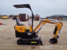 Unused 2024 Captok CK13 Mini Excavators For Auction: Leeds -27th, 28th, 29th, 30th November 24 @ 8:00am full