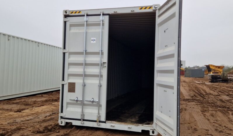 2024 CTN 40′ Container, 4 Side Doors, 1 End Door (Cannot Be Reconsigned) Containers For Auction: Leeds -27th, 28th, 29th, 30th November 24 @ 8:00am full