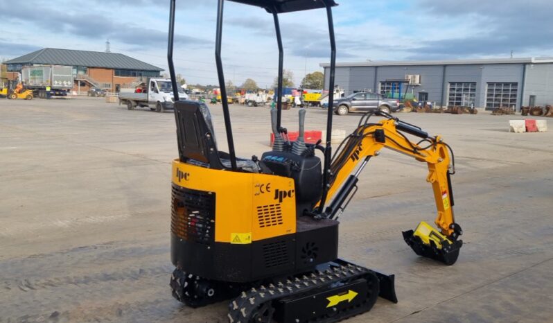 Unused 2024 JPC HT12 Mini Excavators For Auction: Leeds -27th, 28th, 29th, 30th November 24 @ 8:00am full