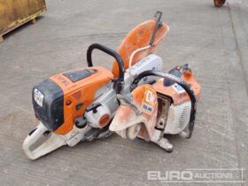 Stihl Petrol Quick Cut Saws (2 of) Asphalt / Concrete Equipment For Auction: Leeds -27th, 28th, 29th, 30th November 24 @ 8:00am full