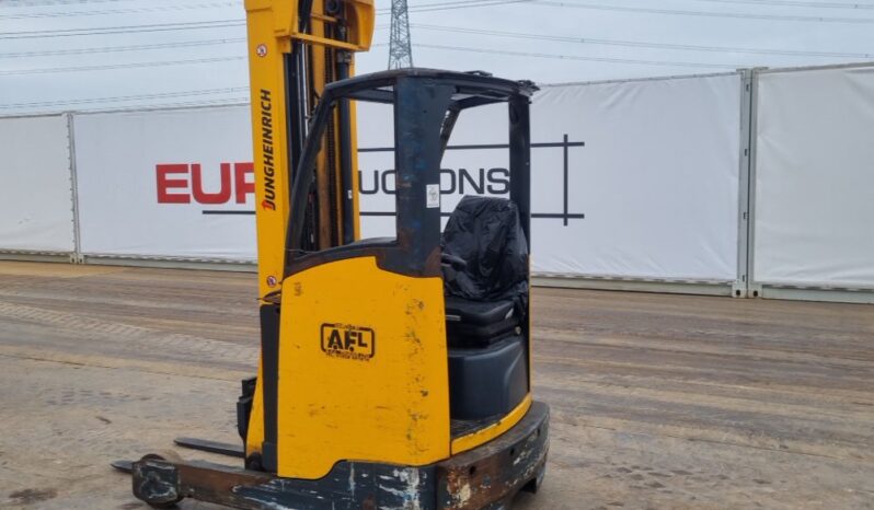 Jungheinrich Electric Reach Forklift, 3 Stage Free Lift Mast, Forks Forklifts For Auction: Leeds -27th, 28th, 29th, 30th November 24 @ 8:00am full