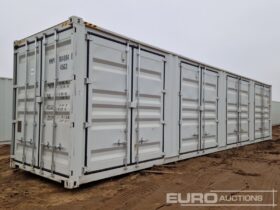 2024 CTN 40′ Container, 4 Side Doors, 1 End Door (Cannot Be Reconsigned) Containers For Auction: Leeds -27th, 28th, 29th, 30th November 24 @ 8:00am