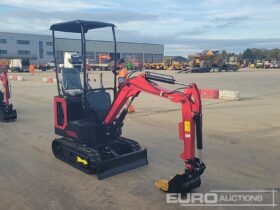 Unused 2024 Colt YFE10 Mini Excavators For Auction: Leeds -27th, 28th, 29th, 30th November 24 @ 8:00am full