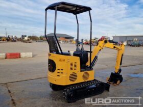 Unused 2024 JPC KV12 Mini Excavators For Auction: Leeds -27th, 28th, 29th, 30th November 24 @ 8:00am full