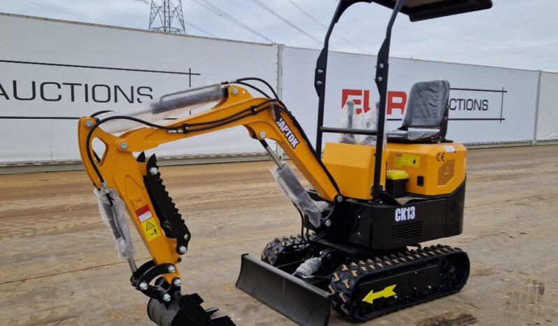 Unused 2024 Captok CK13 Micro Excavators For Auction: Leeds -27th, 28th, 29th, 30th November 24 @ 8:00am