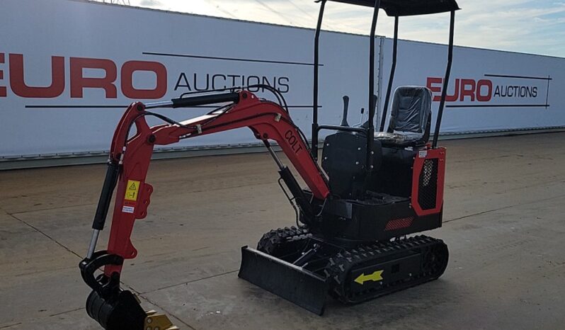 Unused 2024 Colt YFE10 Mini Excavators For Auction: Leeds -27th, 28th, 29th, 30th November 24 @ 8:00am