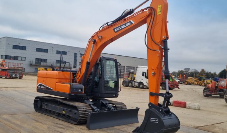 Unused 2024 Develon DX140LC 10 Ton+ Excavators For Auction: Leeds -27th, 28th, 29th, 30th November 24 @ 8:00am full