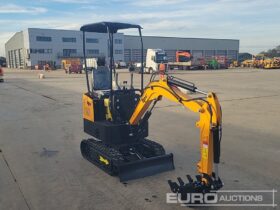 Unused 2024 JPC HT12 Mini Excavators For Auction: Leeds -27th, 28th, 29th, 30th November 24 @ 8:00am full