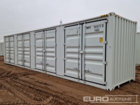 2024 CTN 40′ Container, 4 Side Doors, 1 End Door (Cannot Be Reconsigned) Containers For Auction: Leeds -27th, 28th, 29th, 30th November 24 @ 8:00am full