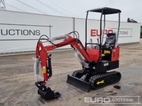 Unused 2024 Captok CK10 Mini Excavators For Auction: Leeds -27th, 28th, 29th, 30th November 24 @ 8:00am