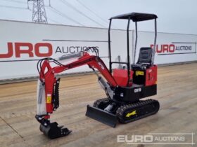 Unused 2024 Captok CK10 Mini Excavators For Auction: Leeds -27th, 28th, 29th, 30th November 24 @ 8:00am