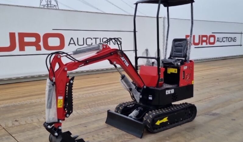 Unused 2024 Captok CK10 Micro Excavators For Auction: Leeds -27th, 28th, 29th, 30th November 24 @ 8:00am