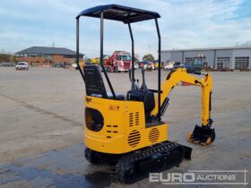 Unused 2024 JPC KV12 Mini Excavators For Auction: Leeds -27th, 28th, 29th, 30th November 24 @ 8:00am full