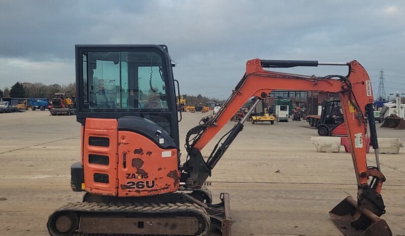 2017 Hitachi ZX26U-5A CR Mini Excavators For Auction: Leeds -27th, 28th, 29th, 30th November 24 @ 8:00am full