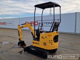 Unused 2024 JPC KV12 Mini Excavators For Auction: Leeds -27th, 28th, 29th, 30th November 24 @ 8:00am full