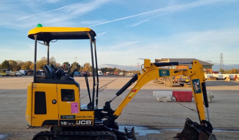 2019 JCB 16C-1 Mini Excavators For Auction: Leeds -27th, 28th, 29th, 30th November 24 @ 8:00am full