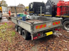 Tri Axle Ifor Williams 3.5 Ton Plant Trailer with Ramps & Winch For Auction on 2024-11-26 For Auction on 2024-11-26 full