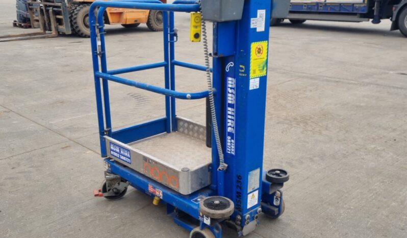 2017 Power Towers Nano Manlifts For Auction: Leeds -27th, 28th, 29th, 30th November 24 @ 8:00am full