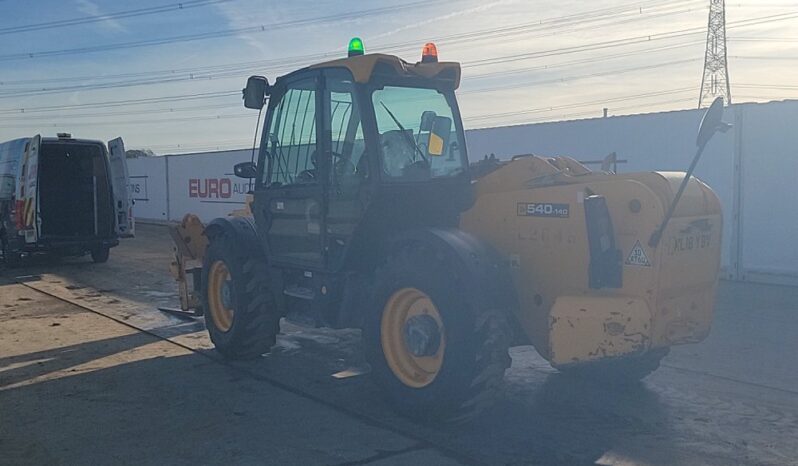 2018 JCB 540-140 Hi Viz Telehandlers For Auction: Leeds -27th, 28th, 29th, 30th November 24 @ 8:00am full