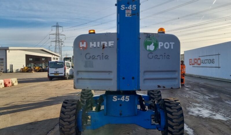 Genie S45 Manlifts For Auction: Leeds -27th, 28th, 29th, 30th November 24 @ 8:00am full