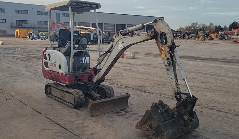 2015 Takeuchi TB216 Mini Excavators For Auction: Leeds -27th, 28th, 29th, 30th November 24 @ 8:00am full