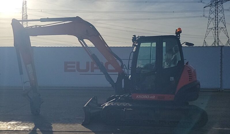 2017 Kubota KX080-4 6 Ton+ Excavators For Auction: Leeds -27th, 28th, 29th, 30th November 24 @ 8:00am full