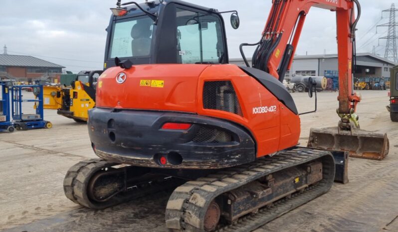 2020 Kubota KX080-4A2 6 Ton+ Excavators For Auction: Leeds -27th, 28th, 29th, 30th November 24 @ 8:00am full