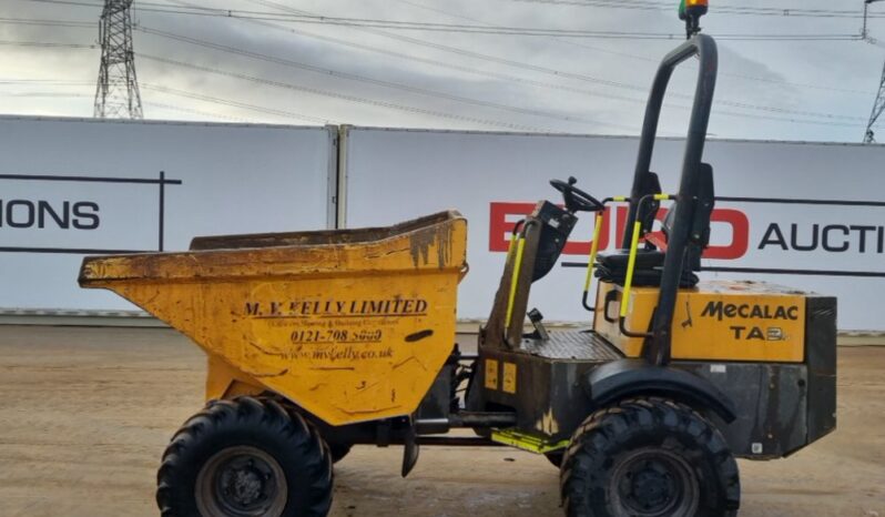 2020 Mecalac TA3H Site Dumpers For Auction: Leeds -27th, 28th, 29th, 30th November 24 @ 8:00am full