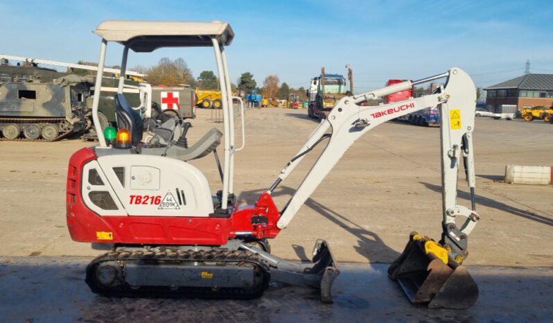 2022 Takeuchi TB216 Mini Excavators For Auction: Leeds -27th, 28th, 29th, 30th November 24 @ 8:00am full