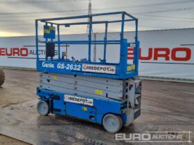 Genie GS2632 Manlifts For Auction: Leeds -27th, 28th, 29th, 30th November 24 @ 8:00am full