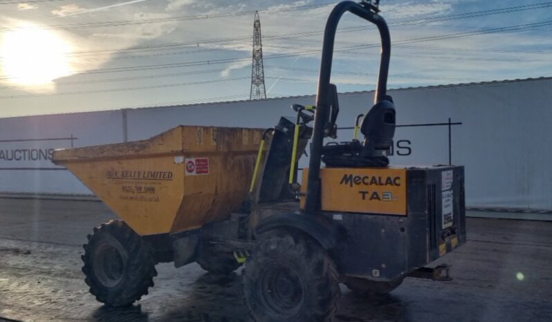 2019 Mecalac TA3H Site Dumpers For Auction: Leeds -27th, 28th, 29th, 30th November 24 @ 8:00am full